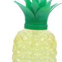 Reusable Pineapple Shaped Drinking Cups Straws Fun Fruit Design for Parties Picnics and Beach Events for Celebrations and Festive Gatherings