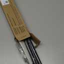 Curtain Rods No Drilling for Windows Set 30 to 45 Inch,5/8 Inch Diameter Drapey Pole with No Drill Curtain Rod Brackets, Renter Friendly Cortineros Para Ventanas with Adhesive Holder Hook (Black)