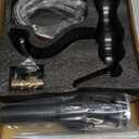 Oil Rubbed Bronze Bathroom Faucet GGStudy Bathroom Vanity Faucet Single Handle One Hole Bathroom Sink Faucet Basin Mixer Tap Matching Pop Up Drain with Overflow (Short)