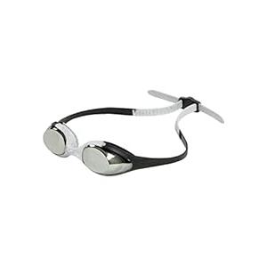 Arena Unisex Spider Junior Youth Swim Goggles for Boys and Girls, Silver Gray Black, Mirror Lens