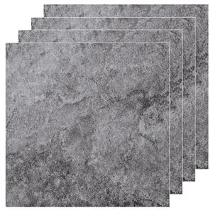 40 Sheet Vinyl Flooring 12 x 12 Peel and Stick Floor Tile Waterproof Clearance Vinyl Floor Tiles Marble Grey Self Adhesive Floor Tiles Sticky Laminate Flooring for Bathroom Kitchen Basement RV