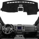 Dashboard Cover Dash Mat Fit for 2020-2015 Fo-rd F-150,2020-2018 Expedition (for W/Dash Center Speaker Models Only),Car Dash Board Mat Anti-Glare Carpet,Non-Slip Pad (Flannel)