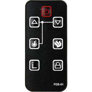 Replacement for FEBO Flame Electric Fireplace Remote Control E3001 ZHS-30-B 384-15A-20-13E F18-I-008-018C F15-I-005-009 15IN-23-100 F15-I-005-031B 14IN-28-078 ZHS-32-D