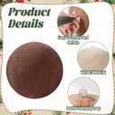 8 PCS 8 Inch Large Christmas Inflatable Ball, Outdoor Hanging Ornament Velvet Xmas Balls with 4 Colors, Neutral Christmas Decoration Ball for Yard Lawns Porch Garden Front Door Holiday Decor