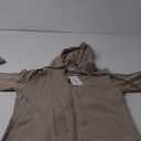 Women's Slim Fit Zip Up Hoodie Lightweight Long Sleeve Kangaroo Pocket Basic Casual Wear, Size S
