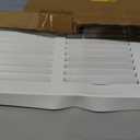 30x8 Baseboard Return Air Grille for 30"Wx8"H Duct Opening, 7/8" Depth | Steel Baseboard Return Air Vent Cover Grill,7/8" Thick Margin Turnback for Baseboard,Outer Dim 31.75"W X 9.75 "H X 7/8"