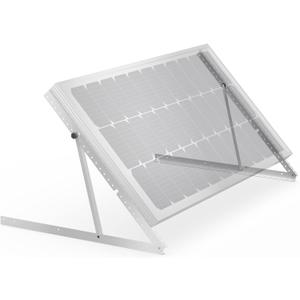 BougeRV 41in Solar Panel Tilt Mount Brackets One-Step with Foldable Tilt Legs, U-Shaped Design Adjustable Mounting Brackets Kits Support Up to 100 200 300 Watt Solar Panel for Roof, RV, and Off-Grid