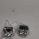 Upgraded Magnetic Broom and Mop Holder Wall Mount, Space-Saving Heavy Duty No Drill Over the Door Broom Gripper RV Camper Wall Organizer,Black,4 Pcs (Black-8 Magnets)