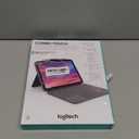 Logitech Combo Touch iPad 10th Gen Case, Detachable Keyboard, Large Precision Trackpad, Backlit Keyboard, Smart Connector - Oxford Gray