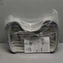 MR.SIGA Toilet Stool Squat Adult, Bathroom Stool Heavy Duty, Anti Slip Toilet Step for Bathroom, Toddler Step Stool for Kids, Off-White & Dark Gray