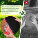 Sewrung Disc Golf Cleaning Tool Disc Golf Accessories (Black)