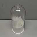 Makeup Brush Storage Box,360Rotating Bucket for Easy Access and Additional Storage for Dressing Table Items like Pen Holder,Lipsticks,and Dust-proof Cover Dividers (Transparent White)