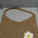Premillow Crochet Beach Bags for Women, Summer Beach Tote Bag, Mesh Cute Beach Purse, Aesthetic Knit Bag Handbag Shoulder Bag
