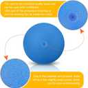 Seenelling 4 Pcs Foam Large Balls Soft Foam Dodgeballs Uncoated Playground Silent Sport Dodgeballs Lightweight Sponge Easy to Grasp Bouncy Balls for Kids Indoor Sports Activity