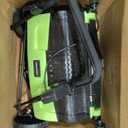 GreenSweep V2 | Artificial Grass Electric Turf Sweeper with Collection Bag, 5 Adjustable Heights, Foldable Handle