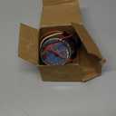 Universal 12V DC Motorcycle LED Digital Tachometer, Electronic RPM Gauge with LED Display, 16000 RPM, Aluminum Construction