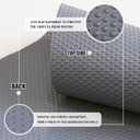 10Pcs Refrigerator Liners, Washable Fridge Liner Shelf Mats Refrigerator Pads for Cupboard Cabinet Drawer Home Kitchen Accessories Organization (Grey)