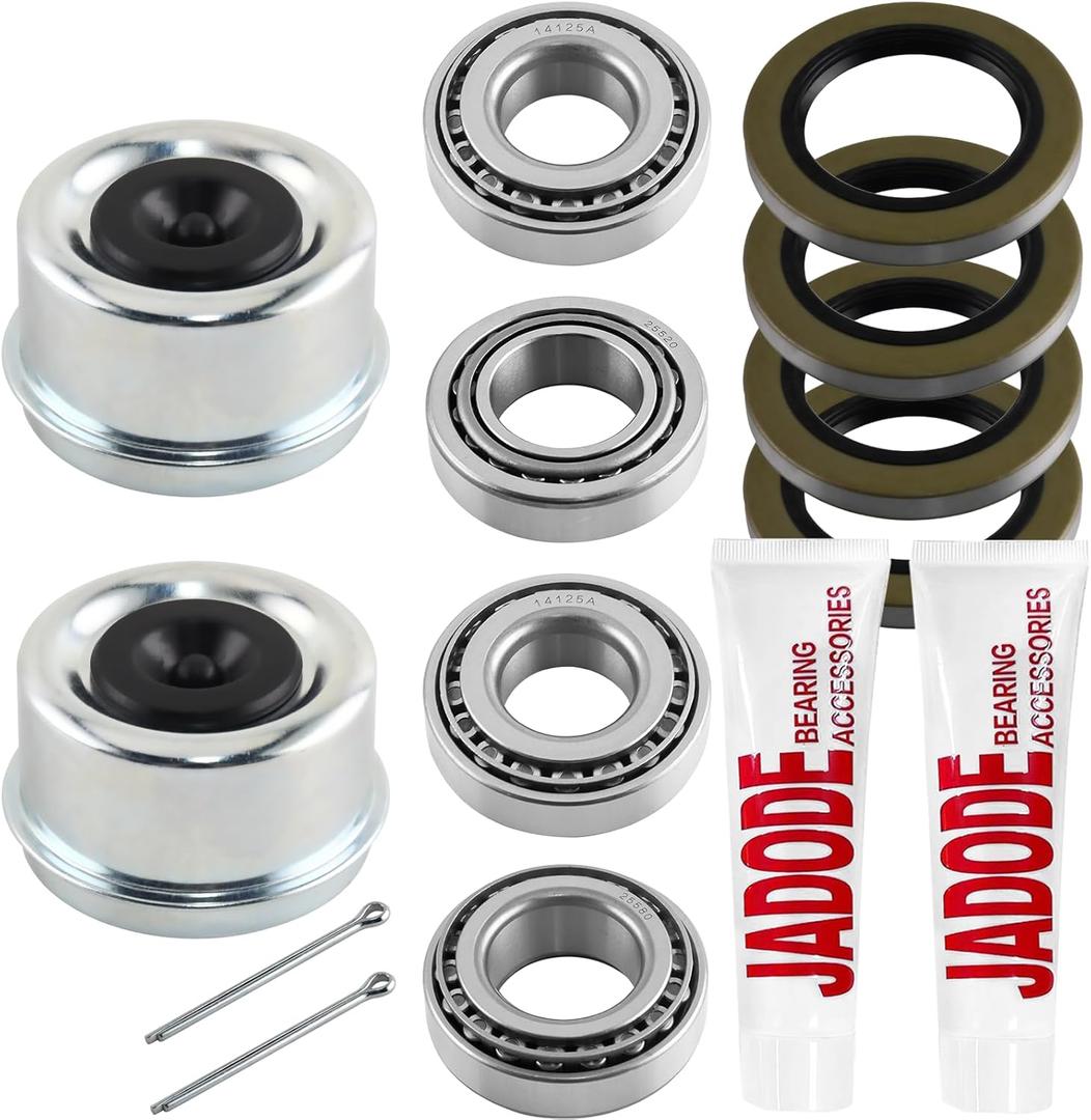 Trailer Wheel Bearing Kit,25580 14125A Bearings,21333TB/10-10 & 22333TB/10-36 Seal for 5200 6000 7000 lbs Trailer Axles, Trailer Bearings Kits