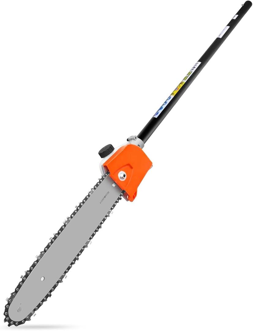 Kerlista Replacement Pole saw Attachment compatible with Weed Eater Snapper dewalt Craftsman Ryobi John Deere Worx Troy-Bilt and Homelite multi-tool Hus 28LD Power head Black