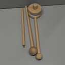 Wooden Baby Crib Mobile Arm - Baby Mobile Hanger Arm (33 inch, Natural Beech Wood) -Mobile Arm for Crib, Mobile Holder for Crib, Baby Girl Nursery Decor(Wooden Color 1)