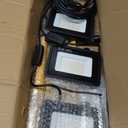 3 Head Dimmable LED Work Lights with Stand 21000 Lumens Portable Work Light with Independent Switches IP66 Waterproof Telescoping Tripod Stand Worklight with 16FT Cord for Indoor Outdoor Lighting