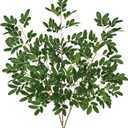 37.8" Artificial Greenery Stems for Tall Vase, Faux Stems and Branches for Vase, Fake Greenery Stem Artificial Greenerys for Centerpieces, Home, Office, Room Table Decor, Floral Arrangements, 3Pcs