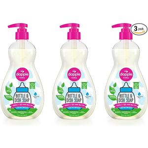 Dapple Baby Bottle & Dish Liquid 16.9 Oz (Pack of 3)