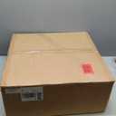 Crystal Fandelier Ceiling Fan with Light Chandelier Fan Glass Semi Flush Mount Remote Control 6 Speeds 20 Inch Low Profile for Girl's Bedroom Living Room Kitchen Island