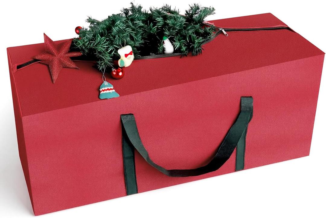 Christmas Tree Bag - Family Christmas Tree Bags Storage 3.2ft - Waterproof, Durable Oxford Tree Bag - Xmas Holiday Tree Storage with Reinforced Handles