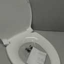 SS114 Elongated Toilet Seat Slow Close Compatible with TOTO SS113/SS154/SS224/SS204, Traditional Elongated Heavy Duty Toilet Seat with Toilet Seat Bolts and Nut, Cotton White