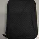 BAGSMART Jewelry Travel Organizer Case for Home Jewelry Organizer Storage Ring Binder Clear Bags Zipper Rolls Pouch for Necklaces, Earrings, Rings, Bracelets, Black (Medium)