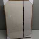 KUVIOKE Neutral Abstract Framed Wall Art Beige Mid Century Textured Wall Decor Minimalist Modern Illustrations Art Print Home Decor 16x24in (Natural Framed)