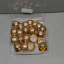 Napkin Rings - Round Napkin Holder Rings for Dinning Table Parties Weddings Family Gather- Holiday Banquet Christmas Dinner Serviette Buckles Decor (24 Set Gold)