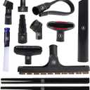 12 Pcs Universal Vacuum Attachments for Shop Vac Accessories, 1 1/4" to 2 1/2" Vacuum Cleaning Tools Kit, Dirt Remover for Home Air Vents Corner Pets Drawer Car Dusty Vacuum Brush Attachment