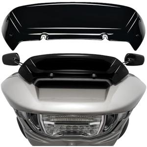 4.5" Wave Windshield Windscreen Wind Splitter fits for Harley Davidson CVO Road Glide FLTRXSE,Road Glide FLTRX 2023 2024 (Black)