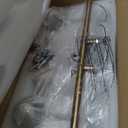 Vintage Bathroom Light Fixtures Gold Vanity Light with Glass Globe LampShade 2 Lights Mid Century G9 Bulb Wall Sconce Indoor Vanity Light Over Mirror for Bedroom Farmhouse Hallway