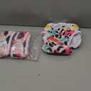 Washable Dog Diapers Female 3 Pack Reusable Premium Highly Absorbent Doggie Diapers, Flexible Puppy Diapers, Durable Leak-Proof Leopard Dog Diapers for Period Heat Incontinence Puppy Training, S