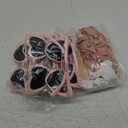 Satin Bridesmaid Scrunchies Bachelorette Hair Ties Set of 6 sunglasses Bridal Shower No Damage Hairties ideas Gift for Wedding Party Favors Bridesmaid Proposal Gifts (8sets White & Rose Gold)