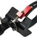 Rock Steady Slim Strut Skid Pole 1" - 2.5" Exterior Airplane Camera Ball Mount Compatible with GoPro and Action Cameras - Car RV Truck Boat (Cushioned Stainless Steel Strap)