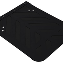 24 x 30Inch Mud Flaps for Semi Trucks Tractor Trailer Heavy Duty TPE Polymer Rubber Mudflaps Oversized Splash Guard, 1 pc