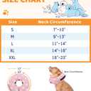 Supet Inflatable Dog Cone Collar Alternative After Surgery, Doggie Neck Donut Collar Recovery ECollar for Post Surgery, Soft Dog Cone for Small Medium Puppies Cats