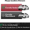 Floor Mats for Toyota Corolla Sedan 2020-2026 (Include Hybrid), Red