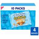 TEDDY GRAHAMS Honey Graham Snacks, 40 Kids Snack Packs (4 Boxes) (EXP 07/21/26)
