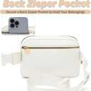 Birthday Gifts for 4 5 6 7 8 9 10 11 12 13 Year Old Girls,Gifts for Teens Kids Daughter Sister Her,Two Way Zipper Crossbody Bag Fanny Pack Belt Bag Cute Trendy Stuff - Cream,C