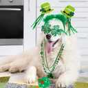 Winlyn Bulk St. Patrick's Day Novelty Jewelry Assortment St. Patrick's Day Party Favors Supplies Head Bopper Necklace Bracelet Glasses Tattoo Stickers Accessories for St. Patty's Day Irish Party Dcor