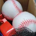 3-in-1 Baseball Set for Kids 3-5 - Tee Ball Stand, Hanging Tee, Ball Launcher and 6 Softballs - Adjustable Height, Indoor/Outdoor Sport Gifts for Boys Girls, Blue