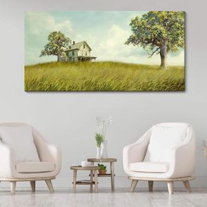 Landscape Canvas Wall Art Green Pictures for Living Room Scenery Bedroom Wall Decor Above bed Nature & Country Artwork Walls Farmhouse Framed Wall Decorations 2040IN (20L" x 40W")