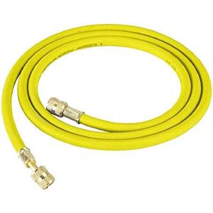 Robinair 31078 1/4" Premium Refrigerant Charging Hose - 72" Long, Yellow, Standard Fittings
