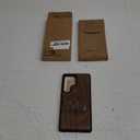 Carveit Magnetic Wooden Case for Samsung Galaxy S25 Ultra Case, Wood Artisan Engraved & Handmade Shell Inlaid, Compatible with MagSafe Wireless Chargers (Aztec Style Alpine Lakes) Walnut