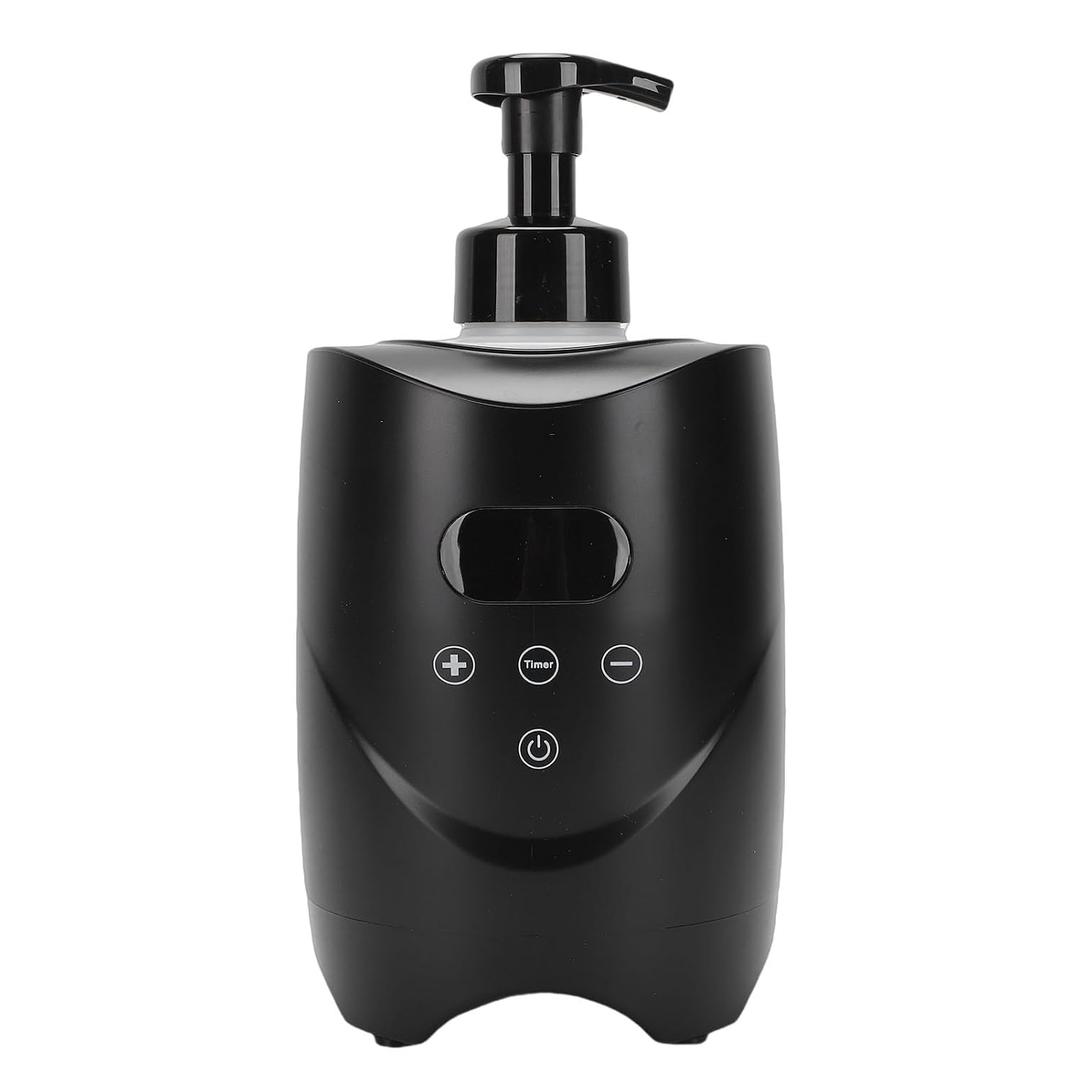 ZJchao Hot Lather Machine for Shaving Professional 500ml Large Capacity Electric Shaving Foam Warmer with Digital Display for Barbershop Salon Home Use ABS Material (US Plug 110V)